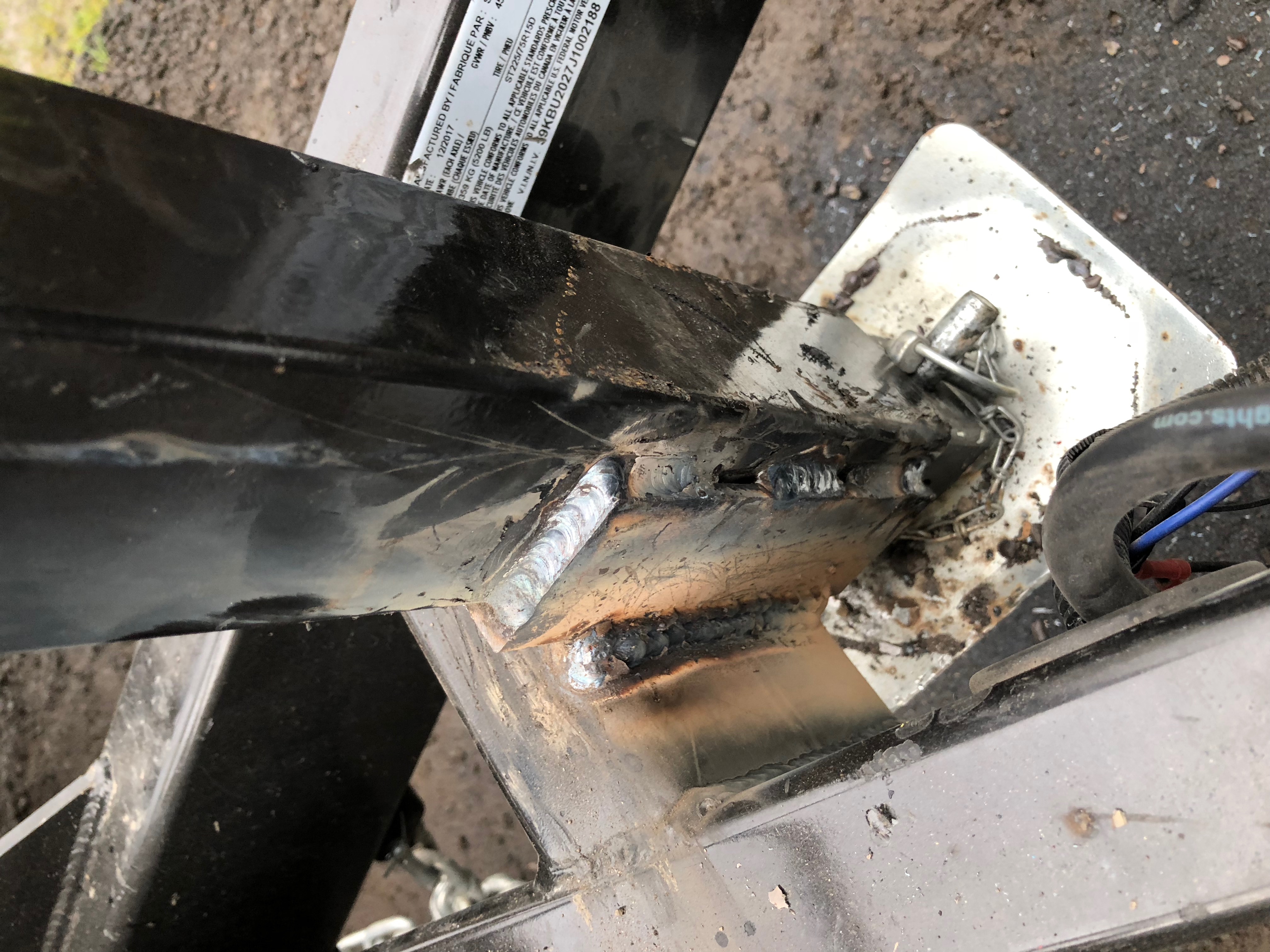 trailer tongue onsite mobile welding repair