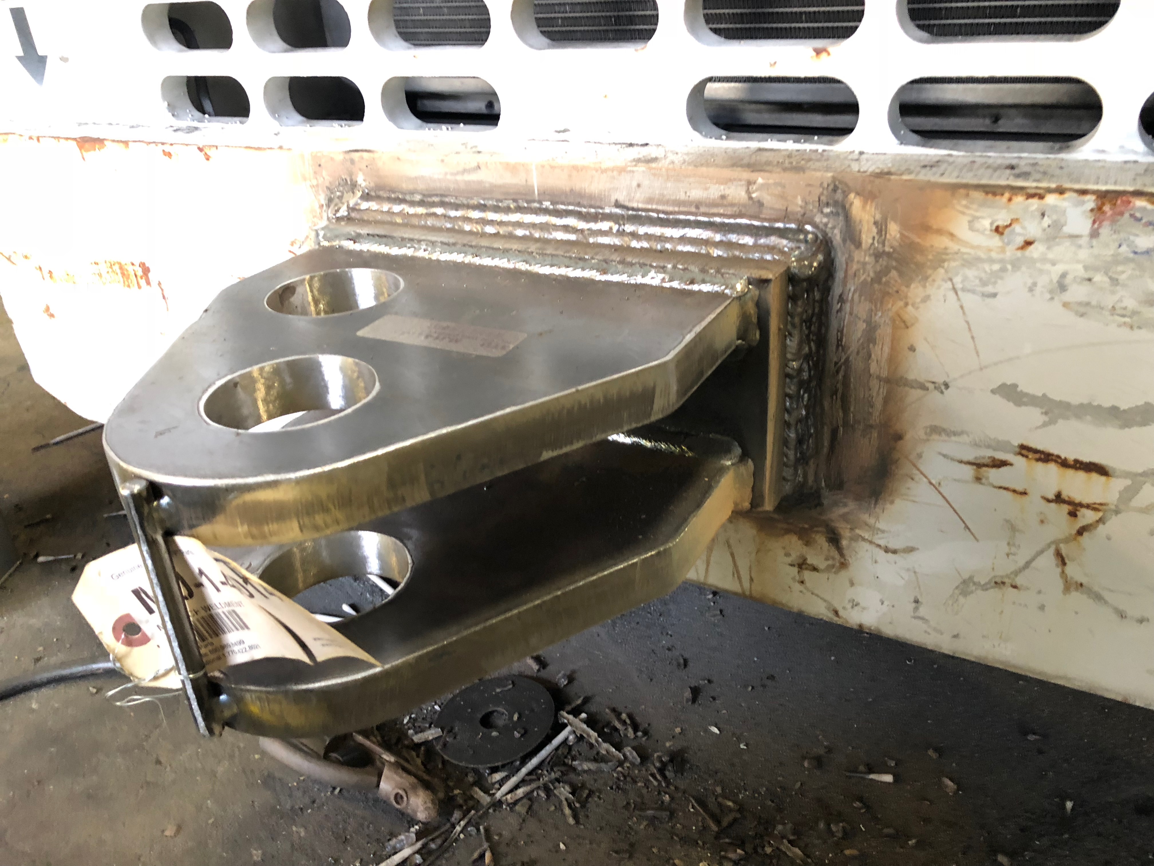 mobile welding repair to heavy carbon steel coupler